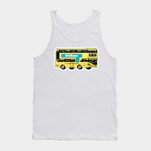 Oldham Transport for Greater Manchester (TfGM) Bee Network yellow bus Tank Top